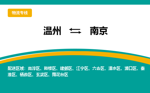 温州到南京溧水区物流专线