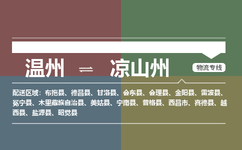 温州到凉山州物流专线