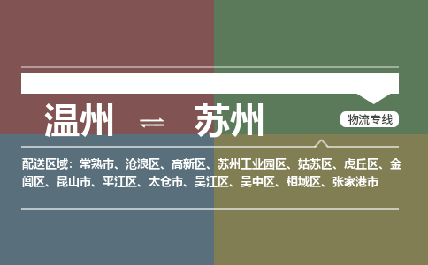 温州到苏州吴中区物流专线